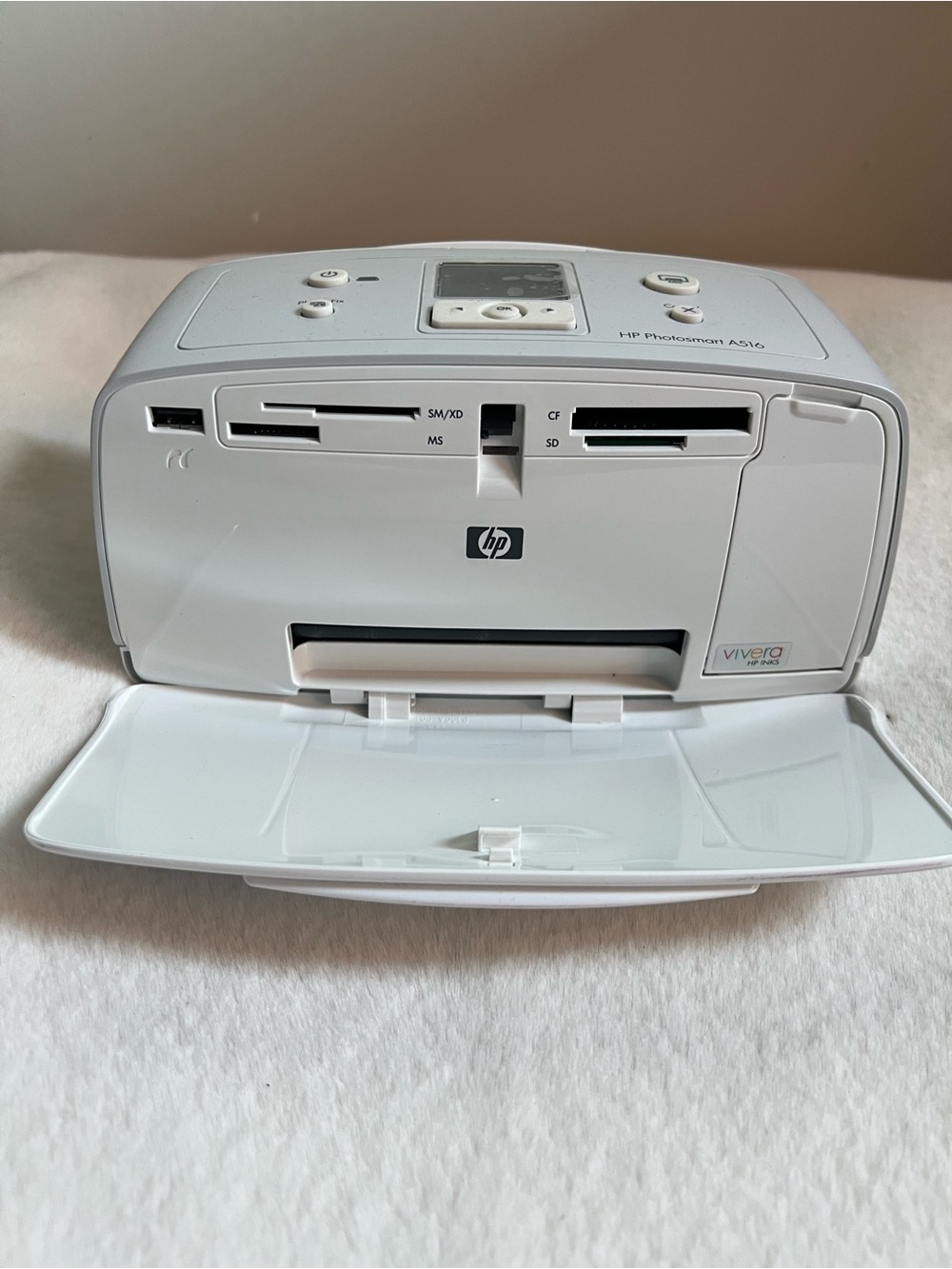 HP Photosmart A516 Instant Photo Printer Tested works.